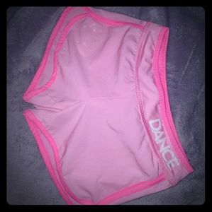 Pink Girls shorts from Justice.